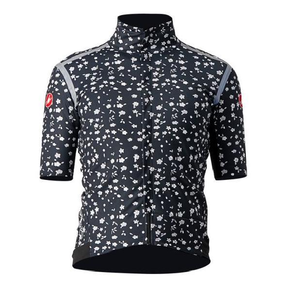 Castelli Gabba RoS korte mouw fietsshirt blauw/grijs heren L