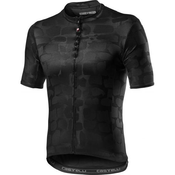 Castelli Pavé korte mouw fietsshirt zwart heren M