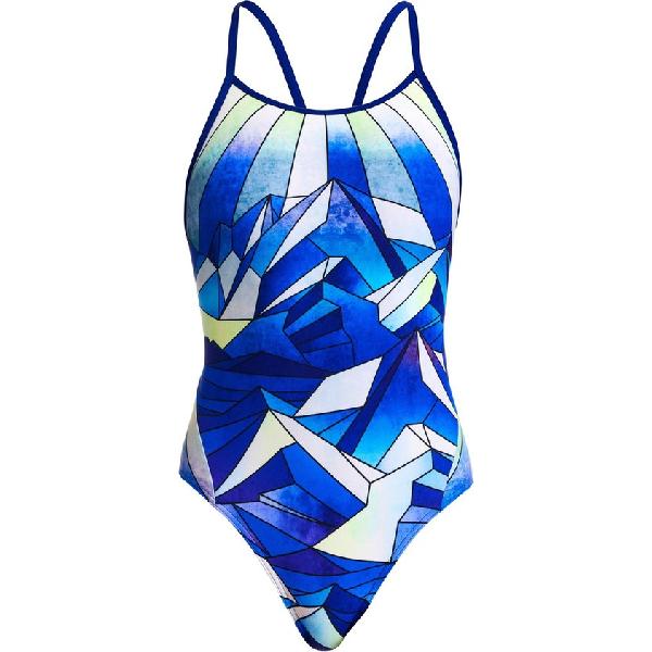 Funkita Blue Ascent diamond back badpak meisjes 140