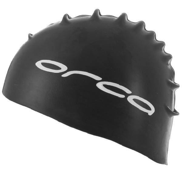 Orca Siliconen badmuts swim cap zwart