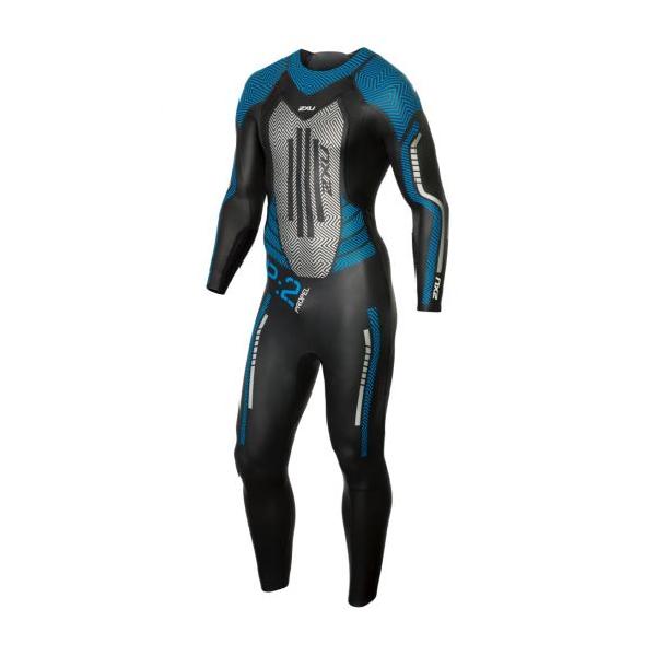 2XU P:2 Propel lange mouw wetsuit zwart/blauw heren XS