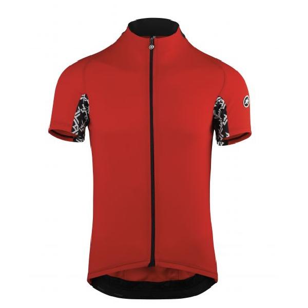 Assos Mille GT korte mouw fietsshirt rood heren S