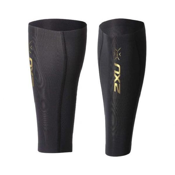 2XU Elite MCS Compression calf guard zwart/goud L