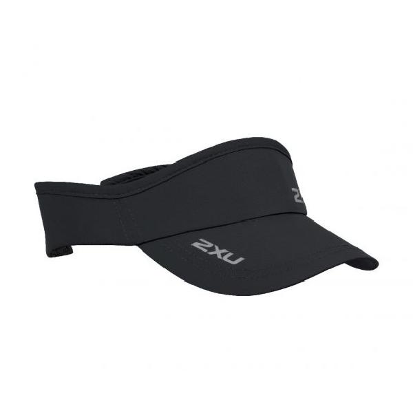 2XU Run Visor zonneklep zwart