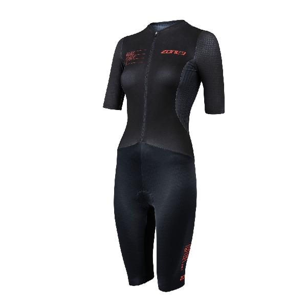 Zone3 Aeroforce X II trisuit korte mouw zwart dames M