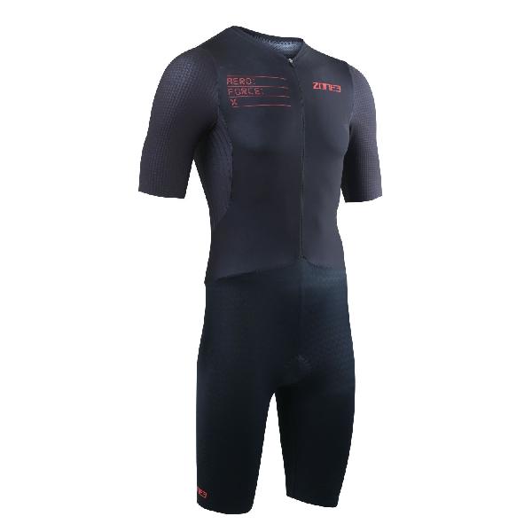 Zone3 Aeroforce X II trisuit korte mouw zwart heren L