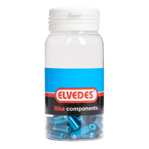 Elvedes Kabelhoedje 4.2mm alu blauw