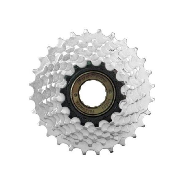 Freewheel 6 speed 14-28t zink in doosje