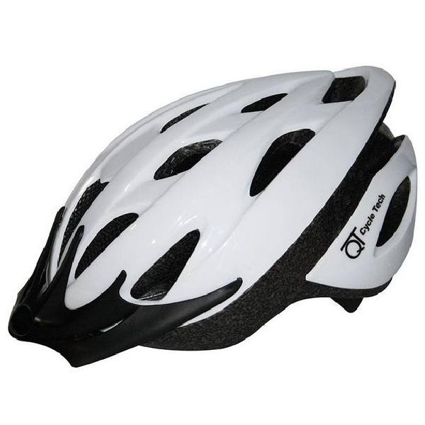 Qtcycletech Qt cycle tech helm wit pearl l 58-62cm 2810208