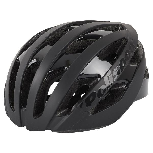 Polisport PolispGoudt light pro fietshelm m 52-58cm mat zwart/zwart