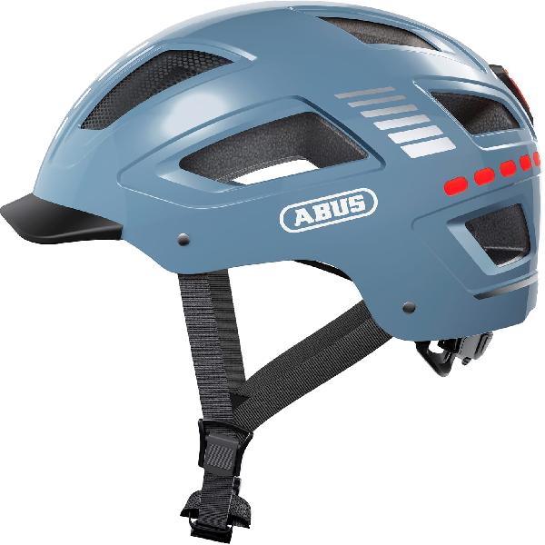 Abus Helm Hyban 2.0 LED signal glacier L 56-61cm