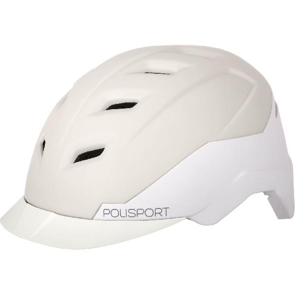 Polisport PolispGoudt helm E'City crèmewit L 59-61cm Speed Pedelec