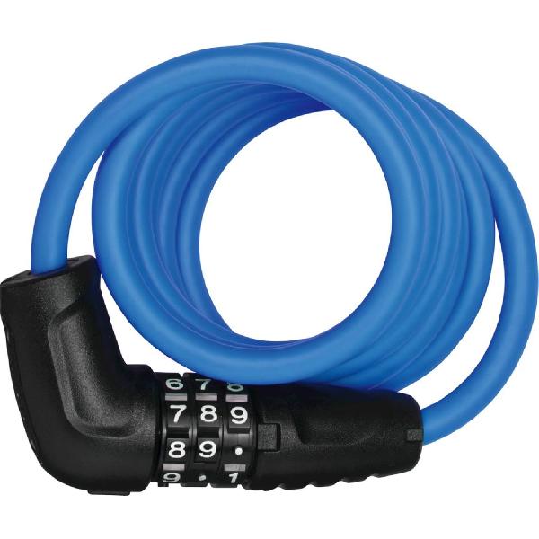 Abus Spiraal Kabelslot 150cm Blauw Cijferslot