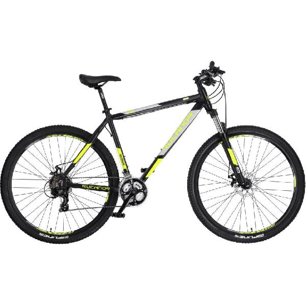 Rucanor Lux 29 Inch 48 cm Heren 21V Mechanische schijfrem Zwart/Geel