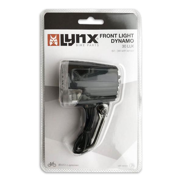 Lynx Koplamp Dynamo Sensor 30 Lux