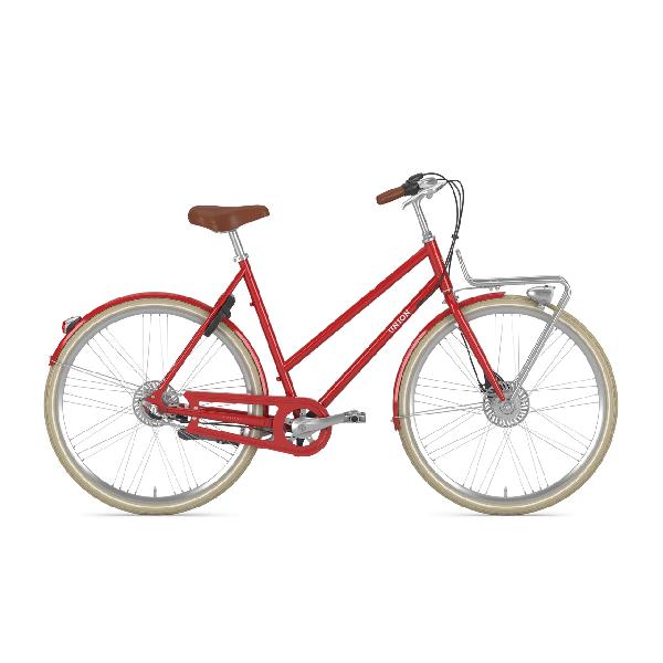 Union Flow N3 Dames Transportfiets Old Red 49 Cm +€20.00 Inruilkorting