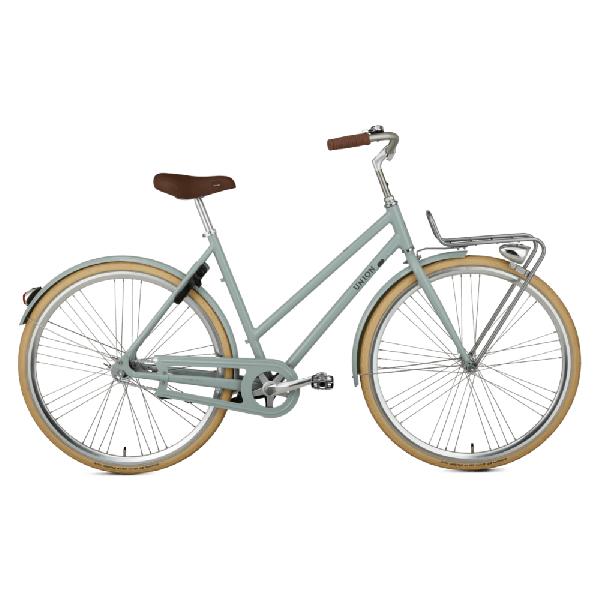 Union Flow RN 2024 Dames Transportfiets Light Olive 53 Cm +€20.00 Inruilkorting