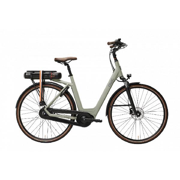 Qwic Premium MN7D+ 2024 Dames Elektrische Fiets Khaki Green 59 Cm