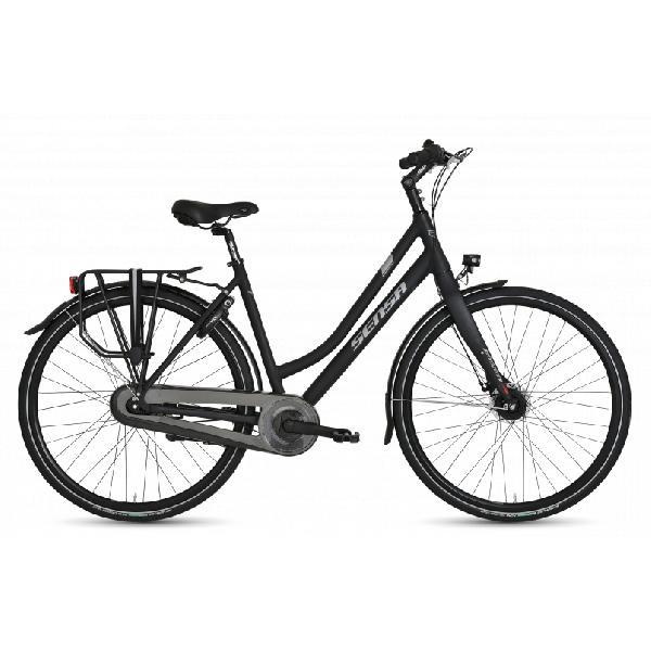 Sensa Treviso Premium N7 2023 Dames Stadsfiets Matt Black+grey 56 Cm +€50.00 Inruilkorting