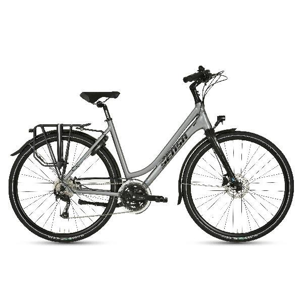 Sensa Superlite Disc V27 Dames Hybride Fiets Shiny Hazy Grey 51 Cm +€60 Inruilkorting