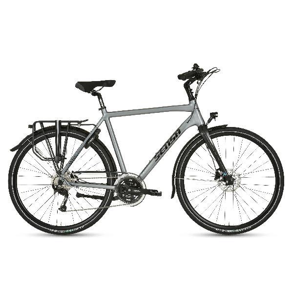 Sensa Superlite Disc V27 Heren Hybride Fiets Shiny Pearl Grey 56 Cm +€60 Inruilkorting