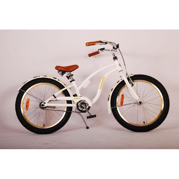 Volare Miracle Cruiser 20 Inch Meisjes Kinderfiets Wit +€20 Inruilkorting