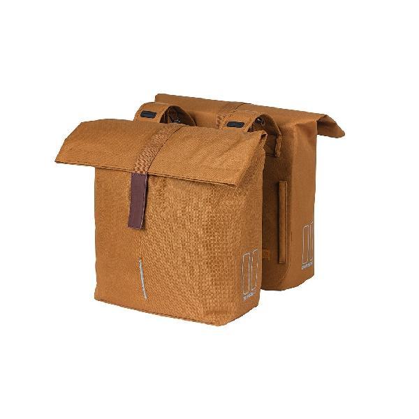 Dubbele fietstas City Camel Brown 32L