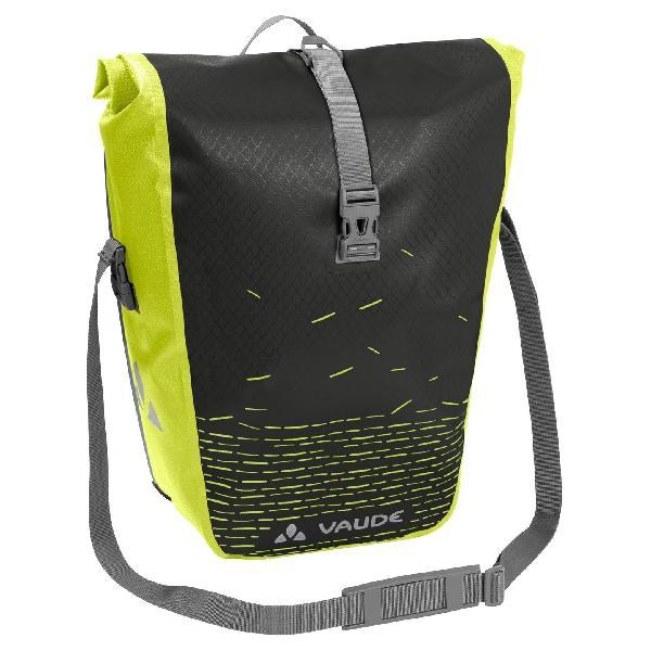 Enkele fietstas Aqua Back Print Single 20L Black/Bright Green