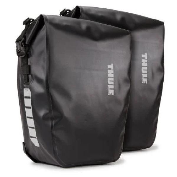 Dubbele fietstas Shield Pannier Large 50L Zwart