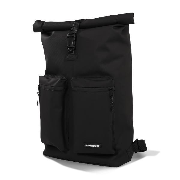 Enkele fietstas en rugtas Rolltop Backpack Recycled 20L Zwart