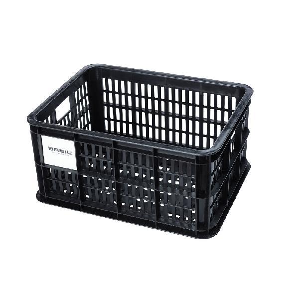 Fietskrat Crate S 17,5L Black MIK 2.0