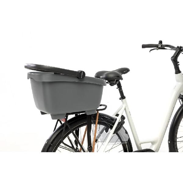 Fietsmand Clipper MIK 28L Antraciet