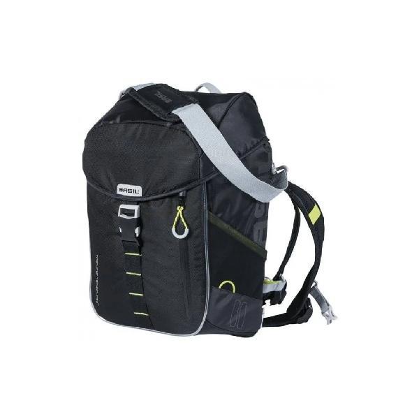 Basil Fietsrugzak Basil Miles Daypack Nordlicht - 17 Liter - Zwart