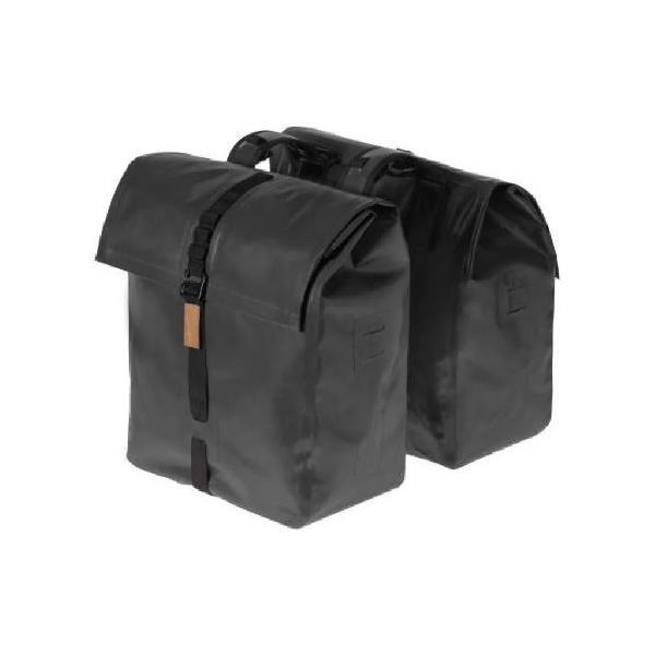 Basil Basil Urban Dry Dubbele Fietstas 50 liter - Matt Black