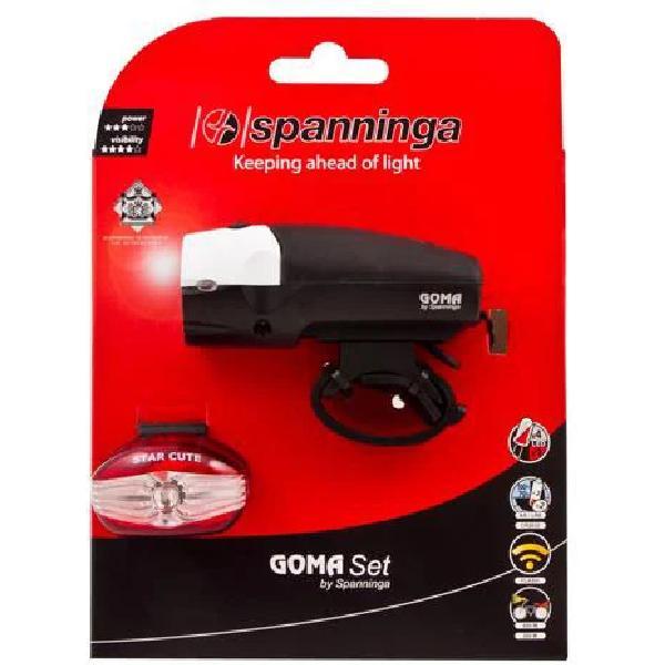 Spanninga Verlichtingsset Goma 4-LED (incl. batterijen)