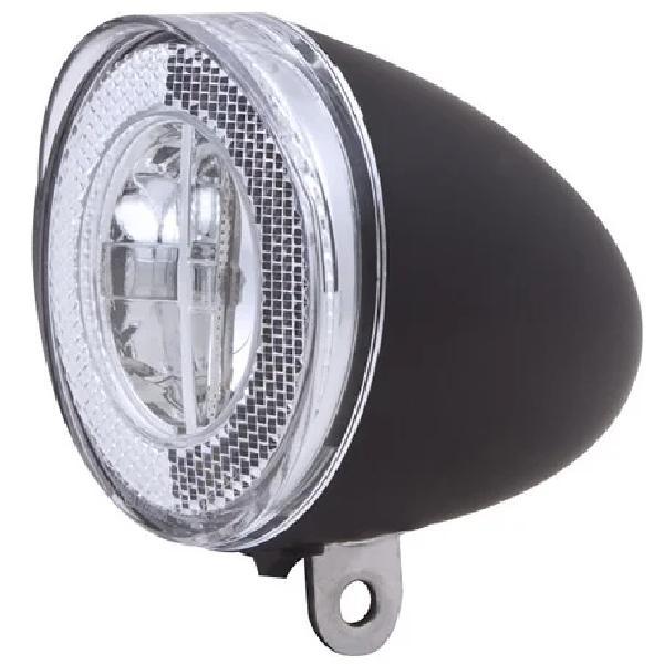 Spanninga Koplamp Spanninga Swingo XB LED met reflector incl. batterijen - Zwart