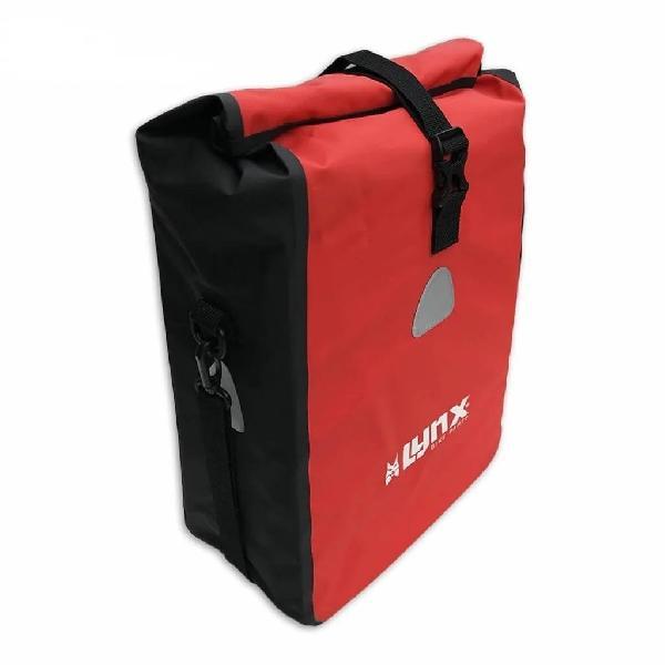 Lynx Enkele Fietstas Tarpaulin XL - Rood