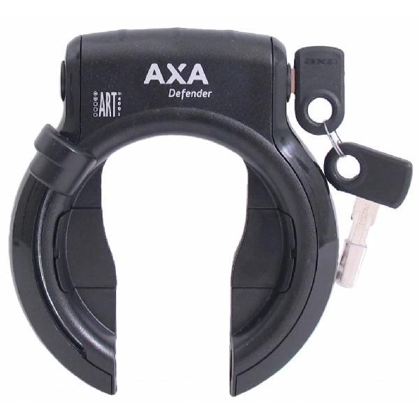 AXA Ringslot Axa Defender - Glanzend Zwart + Bosch 2 Tube Cilinder