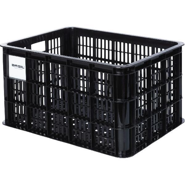 Basil Krat Basil Crate L Groot - 40Ltr - Zwart - Recycled