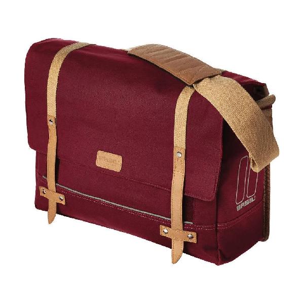 Basil Tas Basil Messenger Portland Dark Red