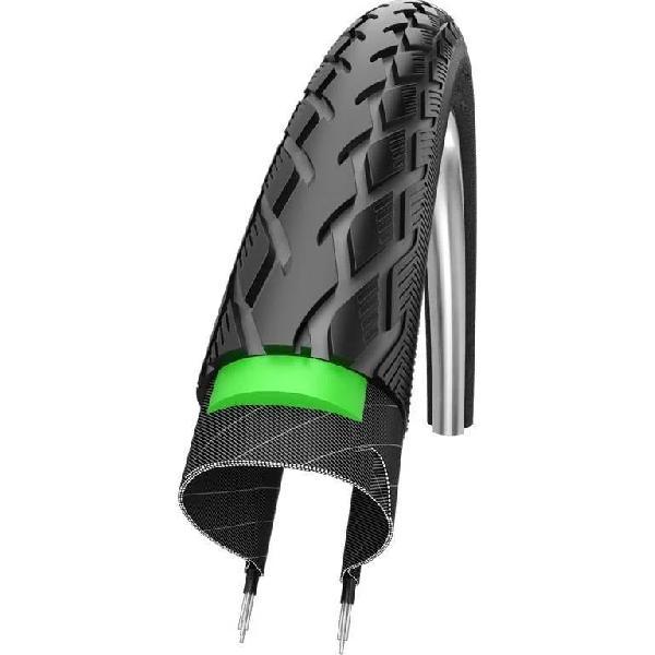 Schwalbe Buitenband Schwalbe Marathon GreenGuard 40-622 - Zwart met Reflectie