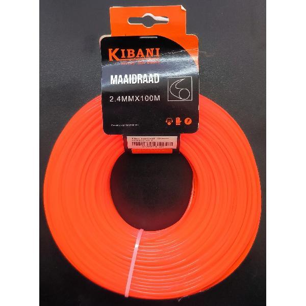 Kibani Maaidraad voor Bosmaaier / Grastrimmer - Rond - 2,4mm x 100m