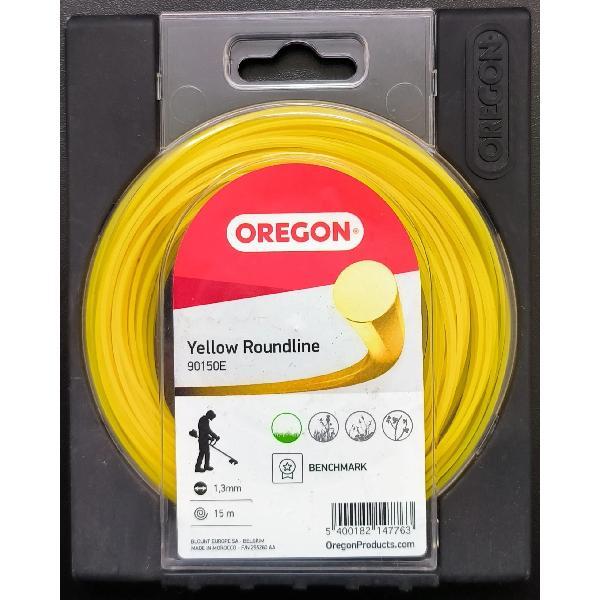 Oregon Maaidraad / Trimmerdraad - Yellow Roundline - 1,3mm x 15m