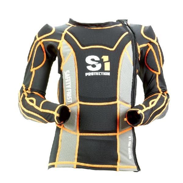 S1 Protection Body Protector - S1 Defense Pro 1.0 Jacket - Zwart / Oranje