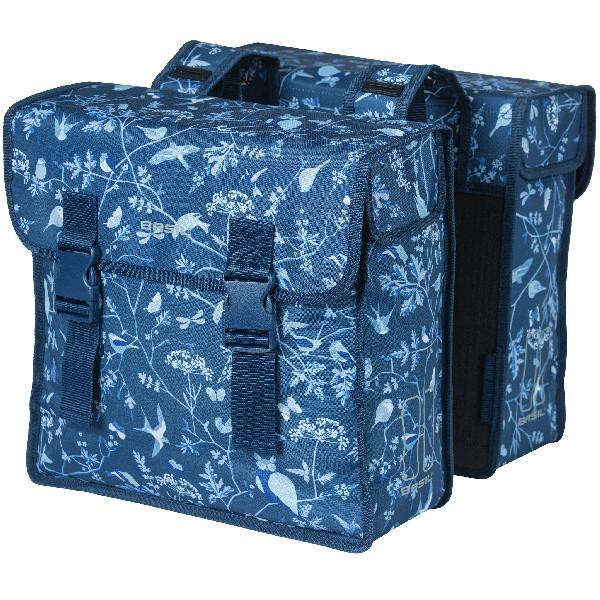 Basil Dubbele fietstas Basil Wanderlust - 35 Liter - Indigo Blauw