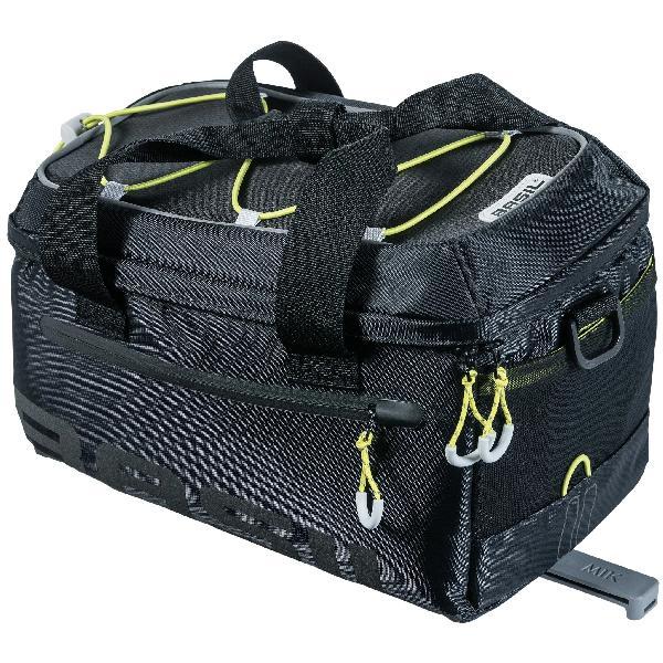 Basil Bagagedragertas / schoudertas Basil Miles Trunkbag MIK 7 liter - zwart/lime