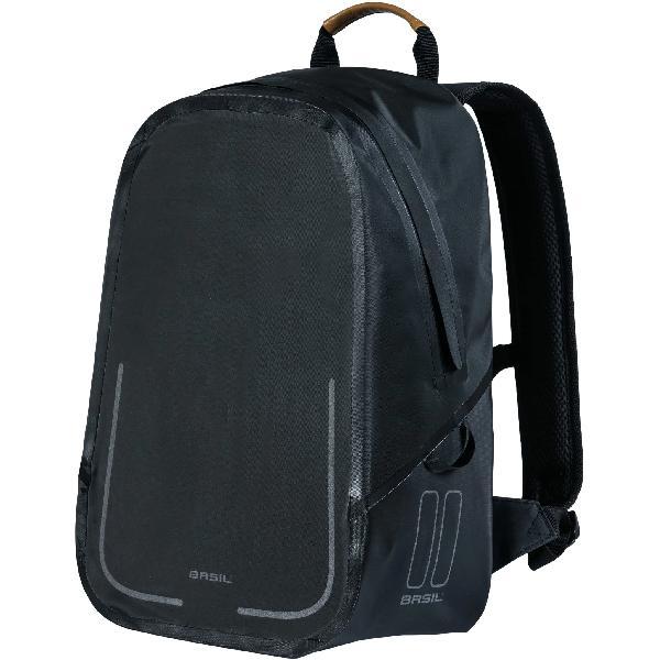 Basil Fietsrugzak Basil Urban Dry Backpack 18 liter - mat zwart