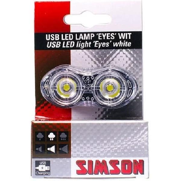 Simson Simson USB LED-lamp 'Eyes' - Wit