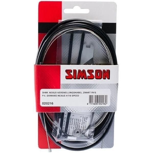 Simson Simson Versnellingskabelset Shimano Nexus - zwart