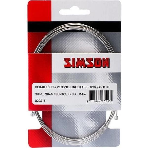 Simson Simson Versnellingbinnenkabel Derailleur - RVS